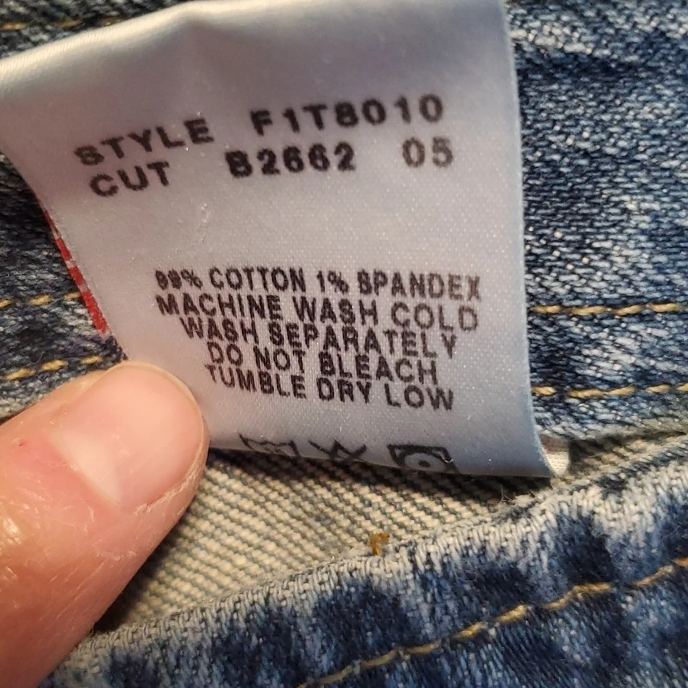 Lucky Brand Dungarees Wonder Jeans SZ 14 - Picture 6 of 8